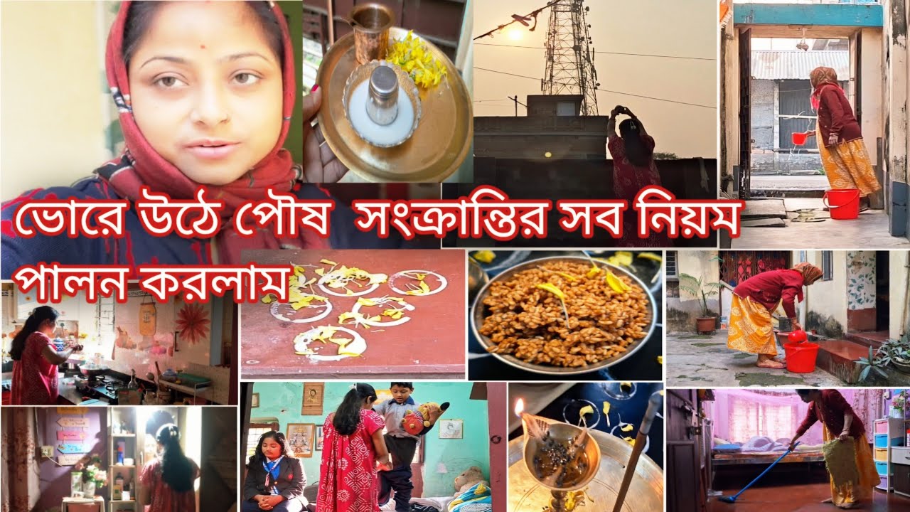 সংসারের কল্যাণের জন্য মা লক্ষীর আশীর্বাদ পেতে নিয়ম মেনে মকর সংক্রান্তি ও ষটতিলা একাদশীর পালন করলাম 
