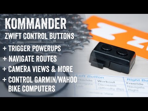 Kommander Review: Zwift Handlebar Control Buttons