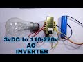 How to | DIY | how to make 3v dc to 220vac simple Inverter using MOSFET, 100% working #RC Invention