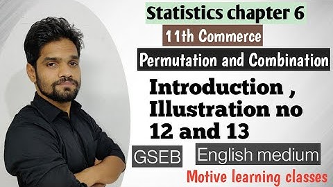 part 5 / Permutation and combination/Abhishek sir commerce/motive learning classes