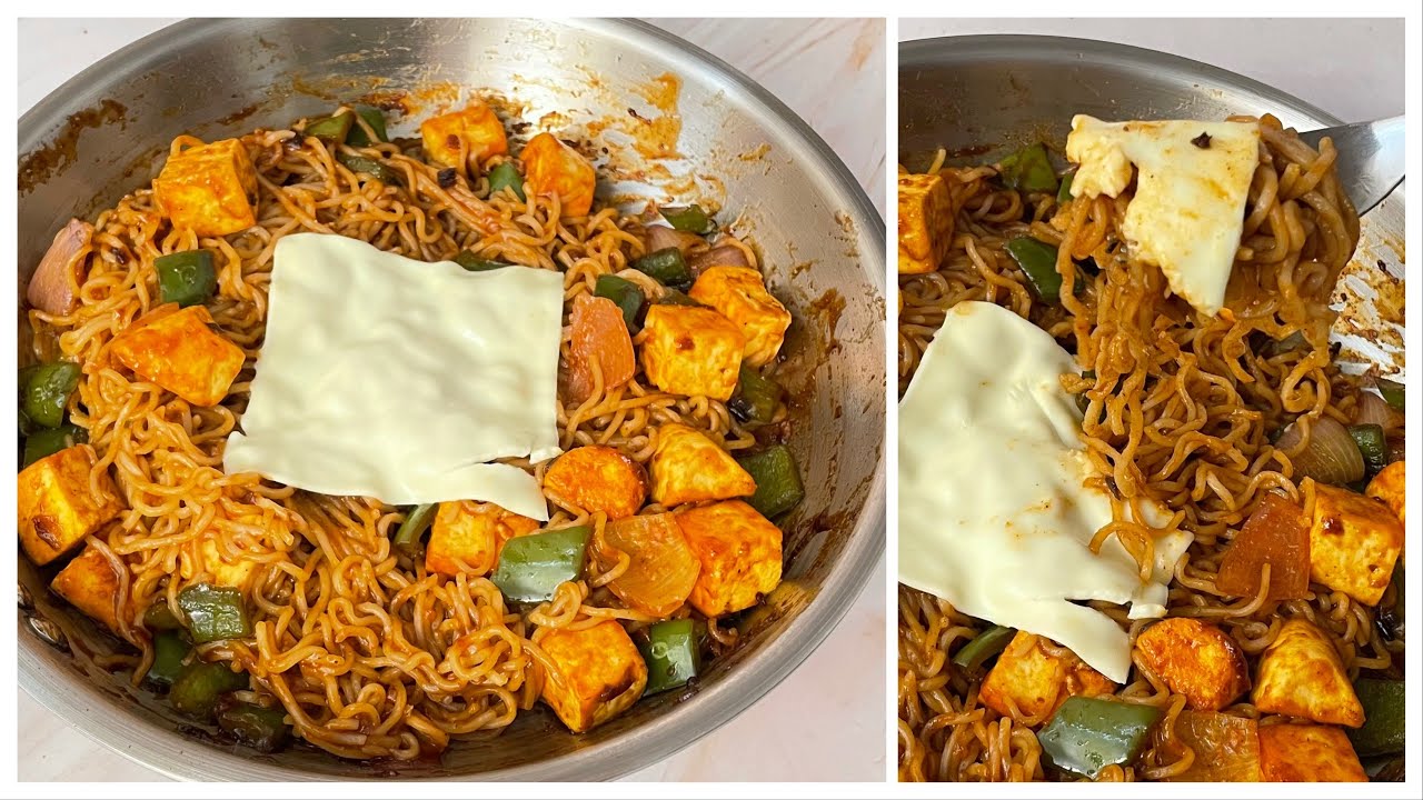 Cheesy Chilly Paneer Maggi | चिल्ली पनीर मैगी | Maggi recipe | Chinese Maggi | Chilly Paneer | Maggi | Anyone Can Cook with Dr.Alisha