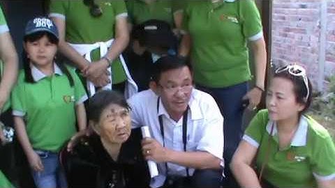 Video số 3 đến với Bà Phạm thị Đay sn 1941,  cụ già neo đơn, Xã Bình Nguyên Huyện Thăng Bình QN