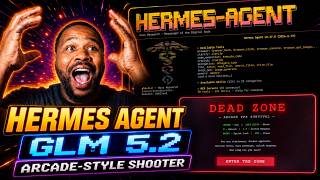 How to Build an Arcade Shooter Game With Hermes AI AGENT /GLM 5.2— Full Tutorial