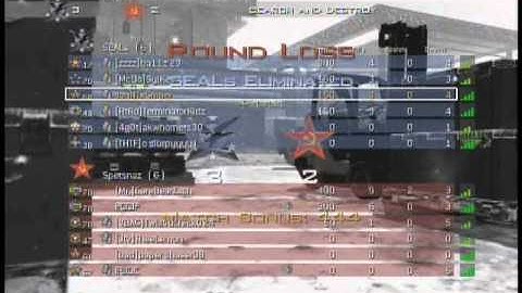 MW2 :: Crazy throwing knife KillCam in S&D