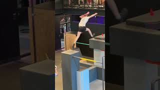 🥇 Speed parkour run by Megan McQueen (1) in USPK Mountain West Regionals @ Outrun (June 2, 2024)