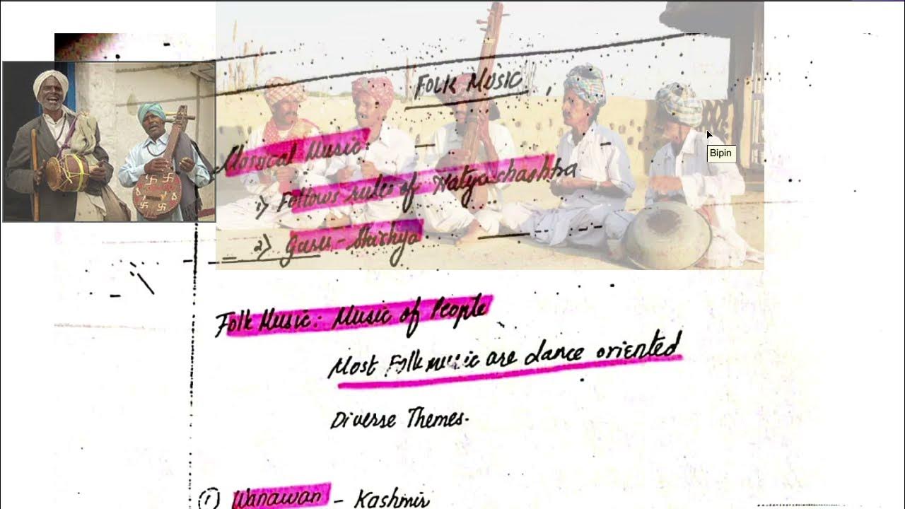 Indian Art and Culture Folk Music other form of Music MUSICAL INSTRUMENTS upsc uppsc YouTube