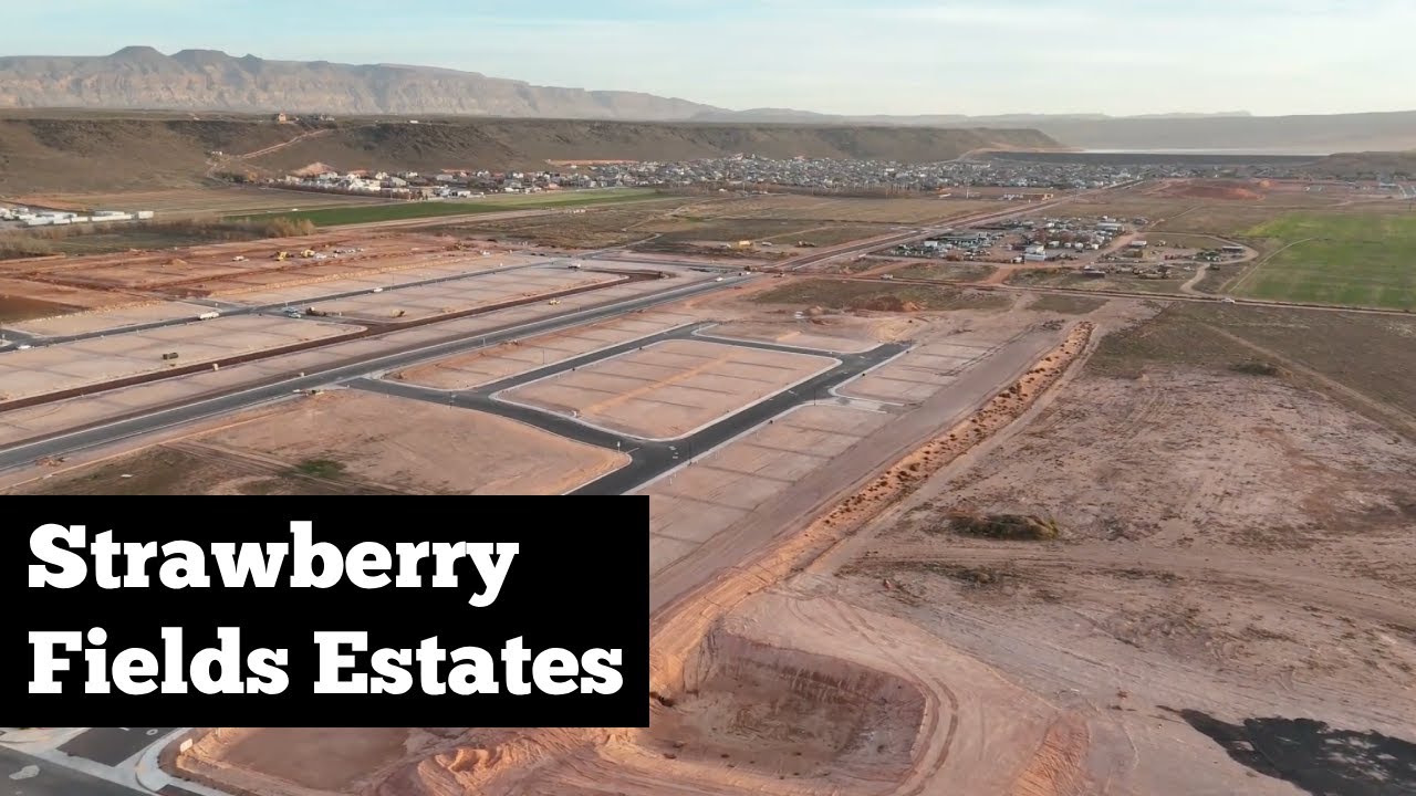 Strawberry Fields Estates in Hurricane, UT - Drone Flyover - December 15, 2025