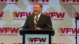 Secretary Pompeo Speech at the 120th Veterans of Foreign Wars National Convention July 22