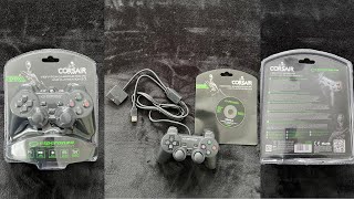 Esperanza Corsair GX500 Vibration Gamepad Black for PC and PlayStation 2 / PlayStation 3 * Unboxing