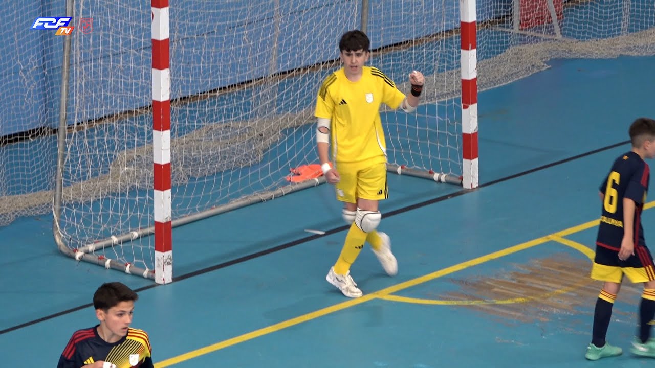 Resum Catalunya - Castella-La Manxa (3-0).Semifinal Campionat d'Espanya sub 12 masculí FS
