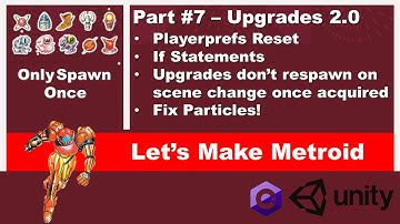 Make upgrades only pickable once / Reset Playerprefs - 2D Platformer Metroid in Unity 2021 [Part #7]