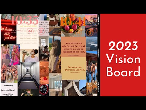 Make My 2023 Vision Board w. Me | HeyJay