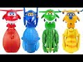 超级飞侠恐龙变形蛋玩具super wings dinosaur eggs surprise toys anpanman kitchen