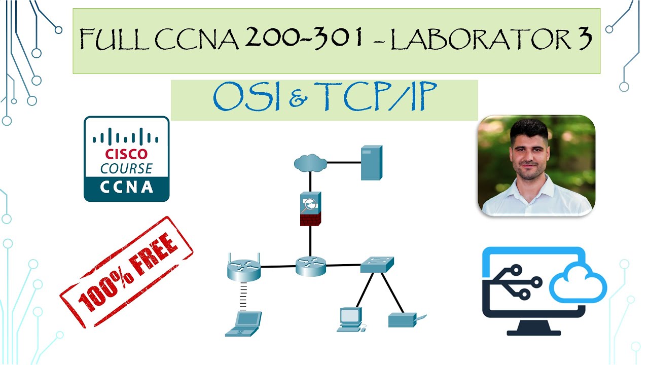FREE CCNA | Lab 3 - OSI & TCP/IP - YouTube
