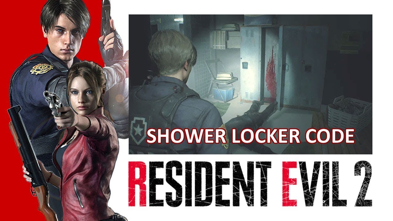 Resident Evil 2 (2019) Shower Room Locker Unlock and Hint Location