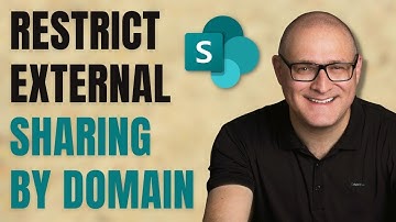 How to restrict external sharing by domain in SharePoint Online