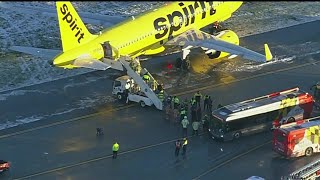 More details on Spirit Airlines Plane skid in Baltimore