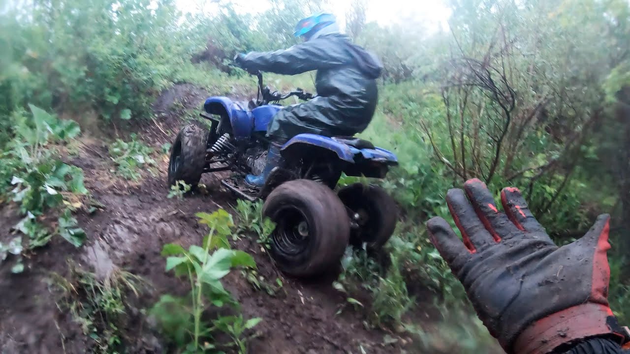Дождь, грязь, Китайские квадроциклы!
