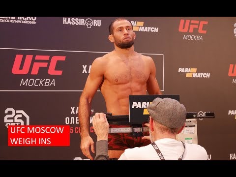 UFC MOSCOW: MAIRBEK TAISUMOV MISSES WEIGHT