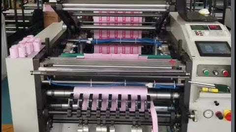 Thermal Paper Slitter; POS Roll Paper Slitting Machine; ATM Paper Cutter CP-S650C CC