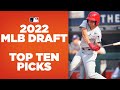 The first 10 picks of the 2022 MLB Draft! (Jackson Holliday, Druw Jones, Termarr Johnson and more)