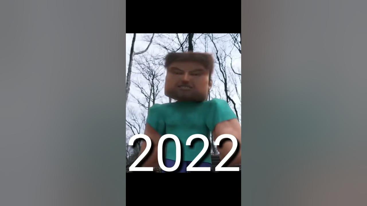 evolution of steve minecraft shorts  | 2011 to 2022 | Steve  Power