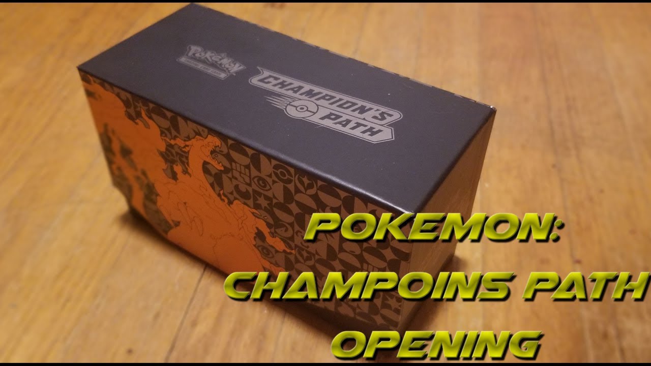 Our 1st Pokemon Opening! Champions Path Pack Opening!