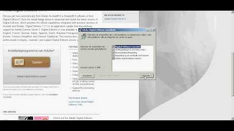 Stap 1: Adobe Digital Editions Installeren