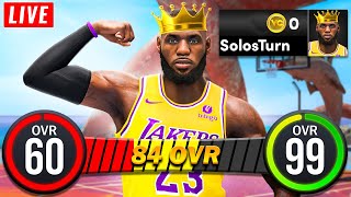 LeBron James 60 to 99 OVR No Money Spent 2v2 STAGE DEBUT! 84\/99 OVR - BEST 84 OVERALL IN NBA 2K24!