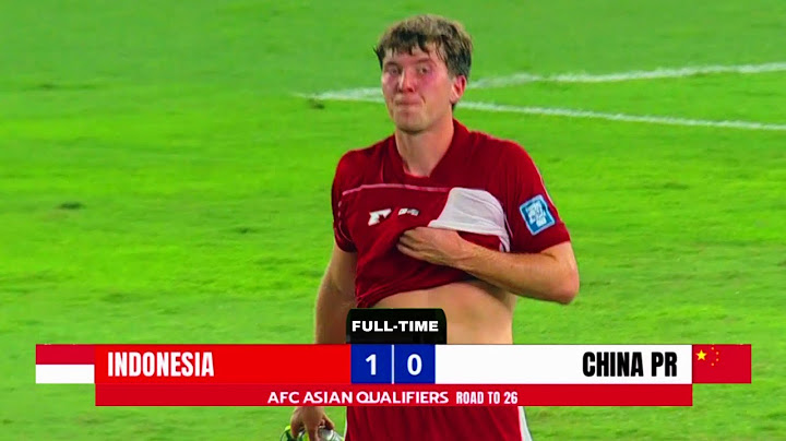FULL HIGHLIGHT INDONESIA VS CHINA !! WORLD CUP QUALIFIERS ROUND 3 | Fans Camera