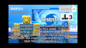 Storm Nigg News, Strong Wind Signal No.3 is now in effect