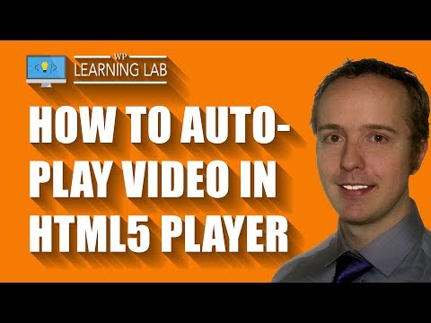 How To Set HTML5 Video Autoplay