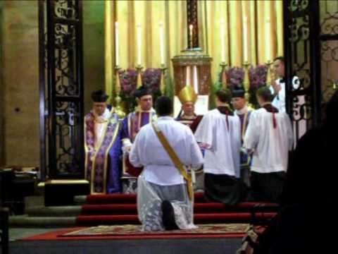 FSSP Pontifical Mass & Ordination (Dec. 19, 2009) ...