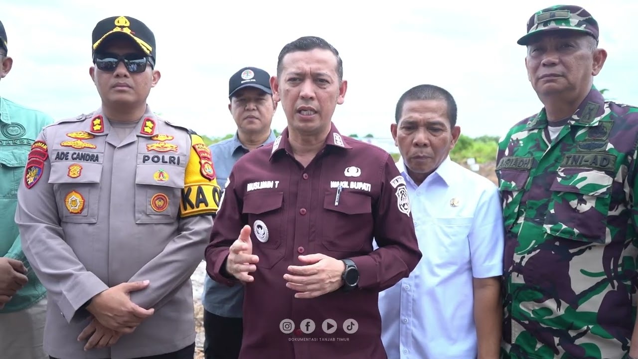 Wabup Tanjab Timur Ikuti Penanaman Pohon Serentak di Dendang