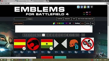 How to create an emblem and/or get one on battlefield 4