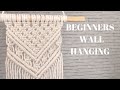 BEGINNERS MACRAME TUTORIAL - Easy Mini Macrame Tutorial For Beginners