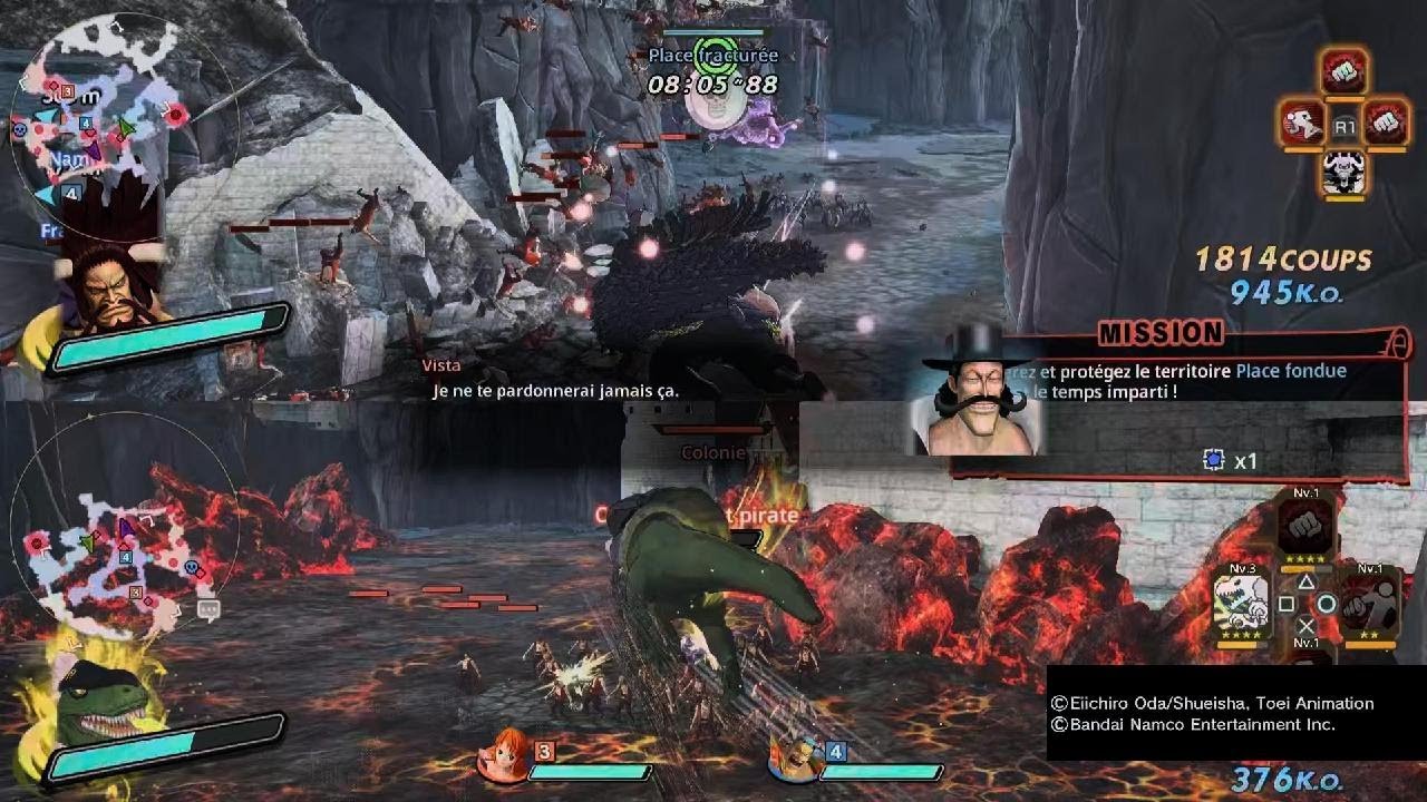 ONE PIECE: PIRATE WARRIORS 4 Kaido et X Drake