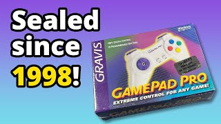 Opening a SEALED Gravis GamePad Pro - Retro Computer Stream