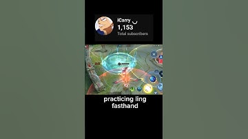 how to practice ling fasthand | Day 25 #ling #shorts #mlbb #icarry