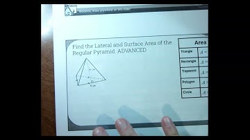 12 2 Surface Area of Pyramids and Cones
