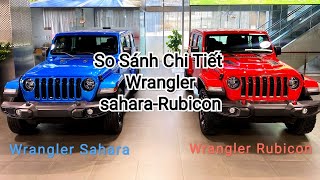 So Sánh Chi Tiết Jeep Wrangler Sahara Và Jeep Wrangler Rubicon Phân Phối Chính Hãng Tại Việt Nam