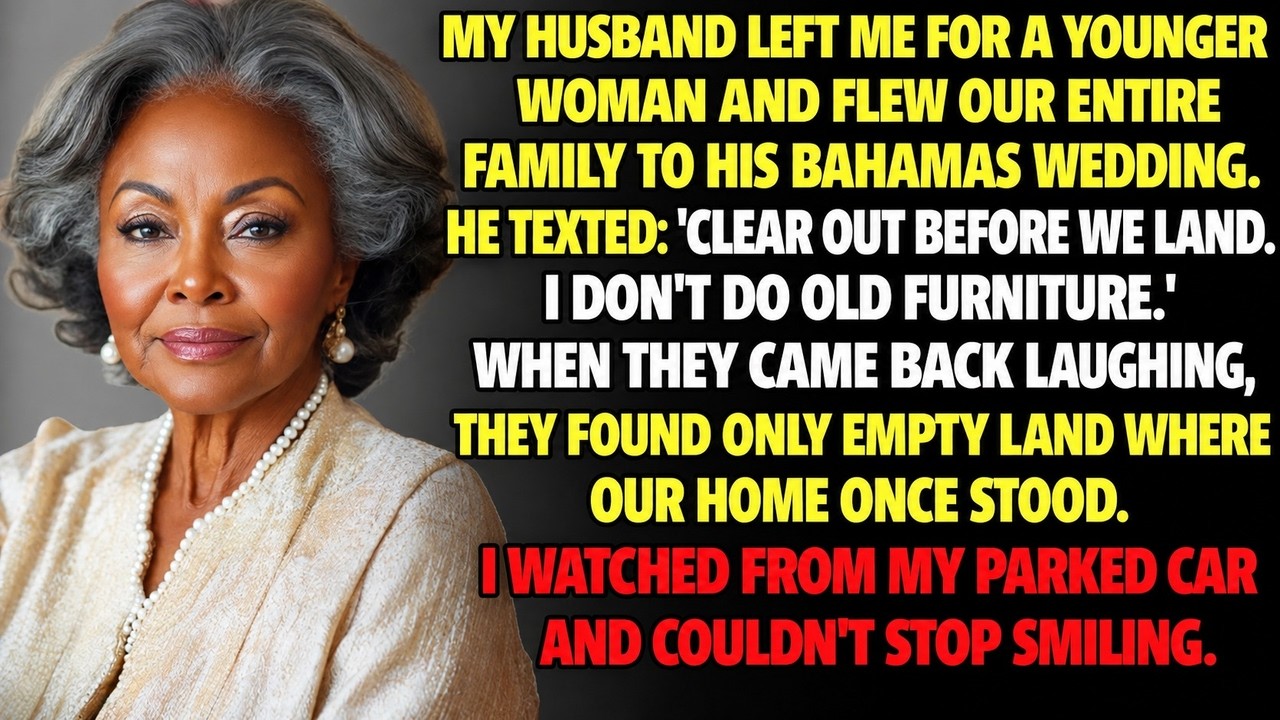 An ordinary Wednesday afternoon, a thermos of coffee, and the satisfying crunch of my ex-husband's face as he stared at the empty dirt lot where our house used to stand. My husband of thirty-one...