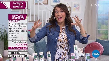 AT T 5Handset Cordless Phone System with Smart Call Block