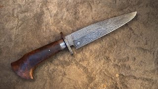 Forging A Feather Damascus Knife