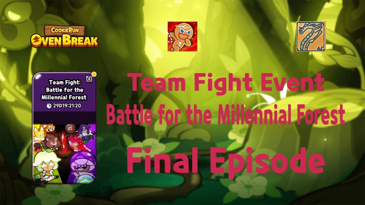 Cookie Run: OvenBreak Team Fight Battle for The Millennial Forest l Final Episode