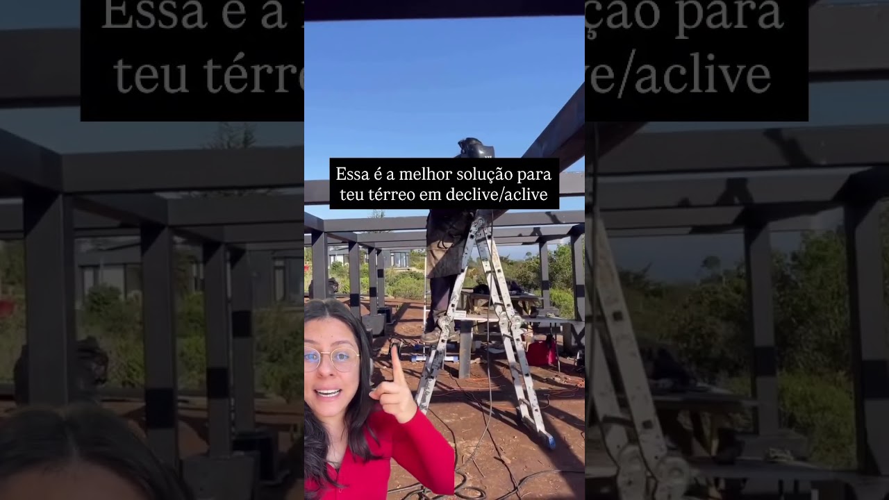 Essa é a melhor solução para teu terreno em declive/aclive 