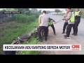 Kecelakaan Adu Banteng Sepeda Motor