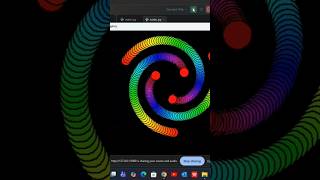 Spiral Galaxy using Python Turtle 🐢 #python #coding #animation #shorts #reels