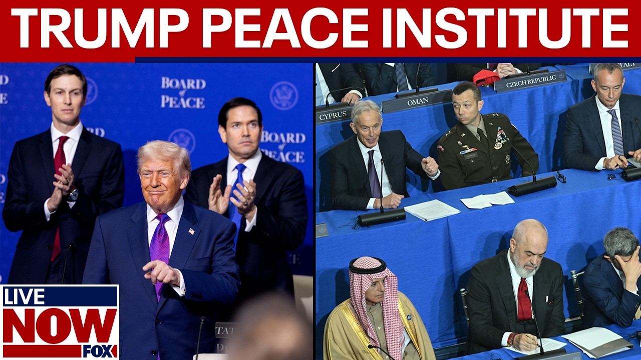 WATCH: Trump convenes Board of Peace at Donald J Trump Institute of Peace