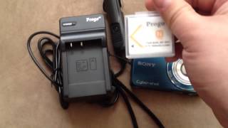 Unboxing NP-BN1 Replacement Rechargable Battery, Rapid Charger For Sony Cybershot @ amazon. Progo